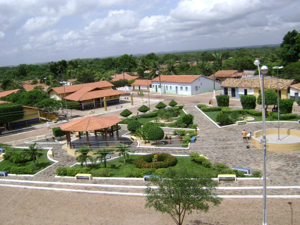 Vista da cidade de Campo Largo do Piauí